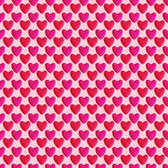 pattern with sweet hearts for valentine day