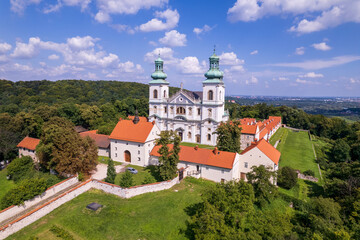 Krakow, Cracow, Lesser Poland Voivodeship. Krakus Mound, Market Square in Krakow, Wawel Castle and other popular buildings and architecture in Krakow.