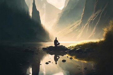 Coastal Sunrise: A Landscape of Sea, Water and Sky