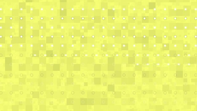 Digital  Data Flow Animation with Glowing Dots and Grid. Abstract Cyber Technology. Motion Graphics Design. 4K