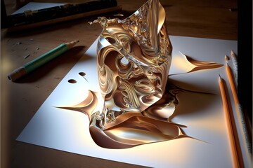 Three-dimensional abstract form
