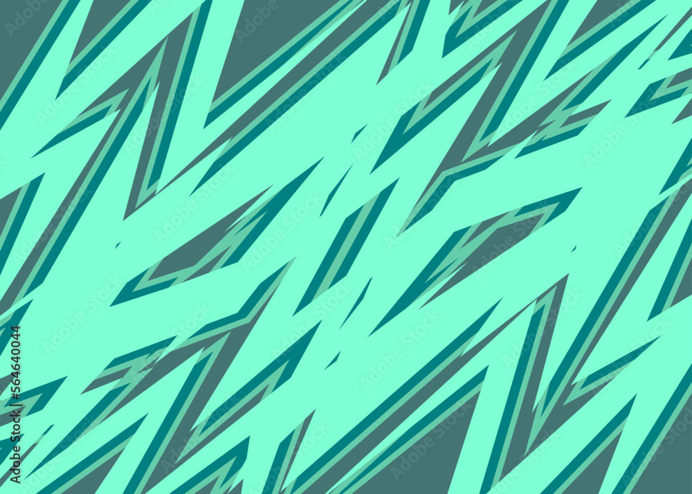 Poster abstract background with irregular and overlapping sharp lines pattern
