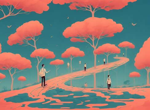 Paradoxical landscape