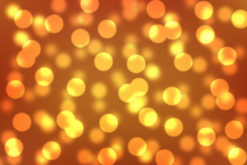 abstract background golden bokeh circles