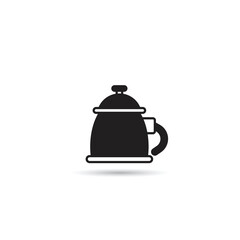 kettle icon on white background