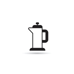 kettle icon on white background