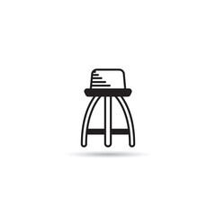 stool icon vector illustration