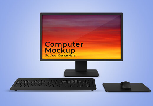 Desktop Computer Mockup