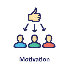 Encourage, like  Vector Icon which can easily modify or edit

