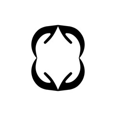Obraz premium Text frame icon. Simple style big sale poster background symbol. logo design element. T-shirt printing. Vector for sticker.