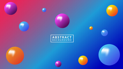 Abstract banner design. Minimal geometric abstract background. Futuristic design gradient shapes.