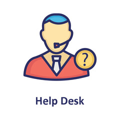 Client support, consultant Vector Icon which can easily modify or edit

