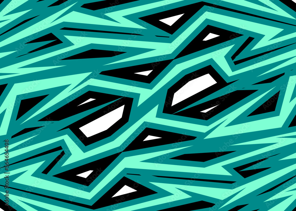 Poster abstract background with seamless arrow lines pattern