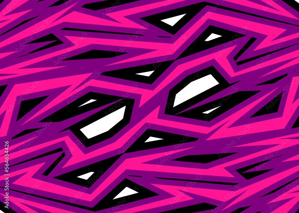 Poster abstract background with seamless arrow lines pattern