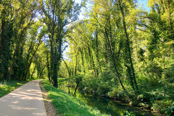 Fahrradweg Via Rhona