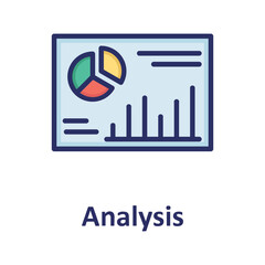 Analysis, infographic Vector Icon which can easily modify or edit


