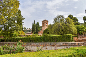 spanish architecture garden