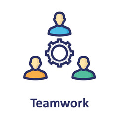 Cogwheel, management Vector Icon which can easily modify or edit

