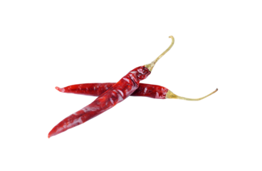 dried red chili pepper on transparent png