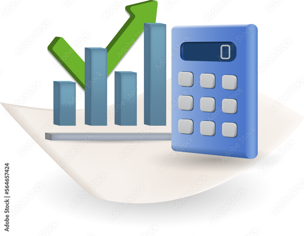 Aufkleber calculation icon. 3d illustration from engineering collection. creative calculation 3d icon for web 
