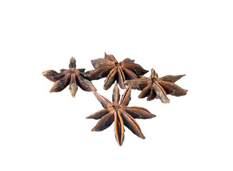 star anise isolated on transparent png