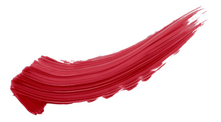 Ruddy brush isolated on transparent background, Scarlet Sage red brush, png