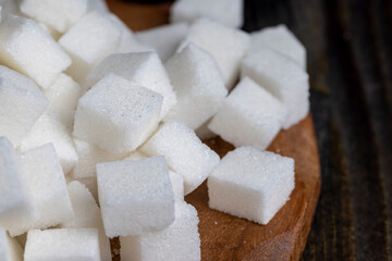 Refined white beet sugar, cubes