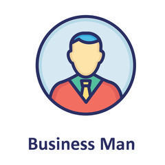 Man, person Vector Icon which can easily modify or edit
