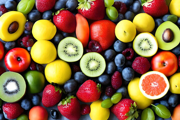 fruit salad background