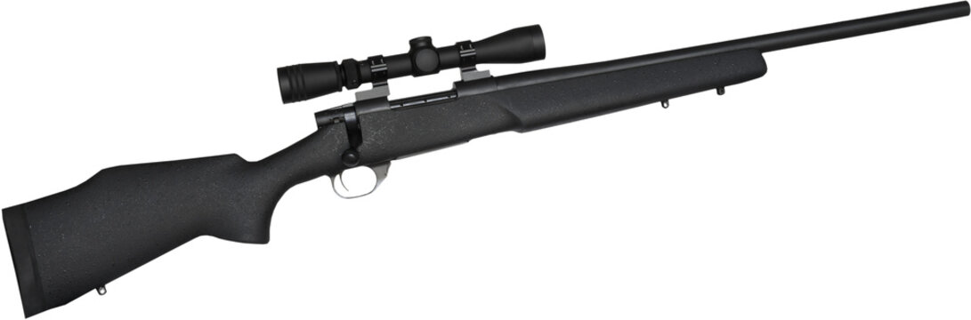 High powered bolt action rifle