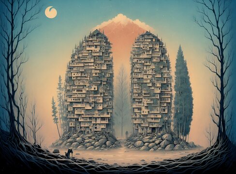 Paradoxical landscape