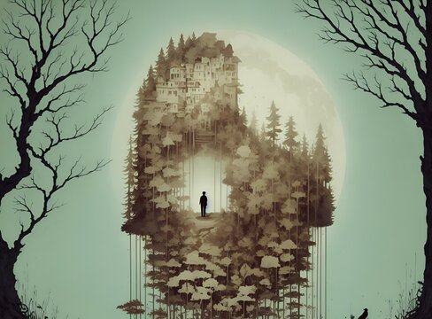 Paradoxical landscape