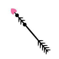 colored arrow sign hand drawn