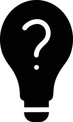 Idea icon symbol illustration vector image, creative bulb design illustration