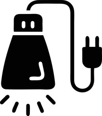 Idea icon symbol illustration vector image, creative bulb design illustration