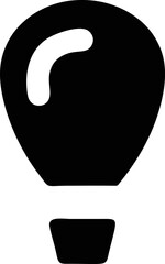 Idea icon symbol illustration vector image, creative bulb design illustration