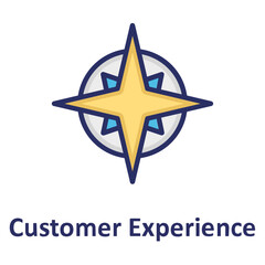 Customer experience, experience Vector Icon
