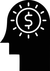 Idea icon symbol illustration vector image, creative bulb design illustration