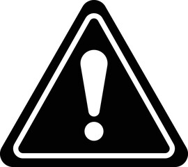 Danger icon, warning icon sign and symbol vector