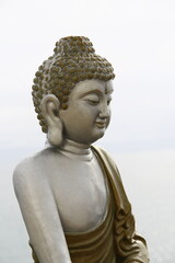 Portrait d'une statue de Bouddha