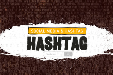 Hashtag, Social Media Hashtag, internet background design