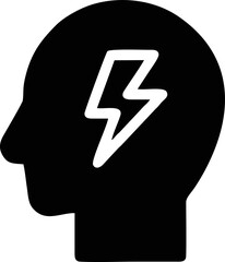 Idea icon symbol illustration vector image, creative bulb design illustration