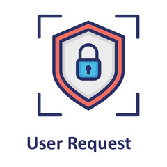 Account, employee Vector Icon
