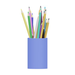 Fototapeta premium stationary 3D icon illustration element