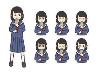 女子学生 スマフォ02