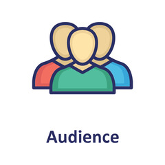Audience, consumer Vector Icon


