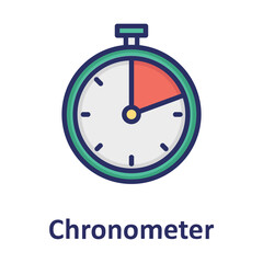 Chronometer, counter Vector Icon


