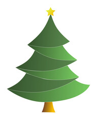 Graphic of Christmas tree vector design