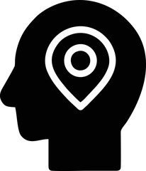 Idea icon symbol illustration vector image, creative bulb design illustration