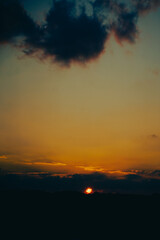 Obraz premium sunset at the beach